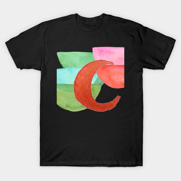 curves and bowls T-Shirt by Art by Ergate